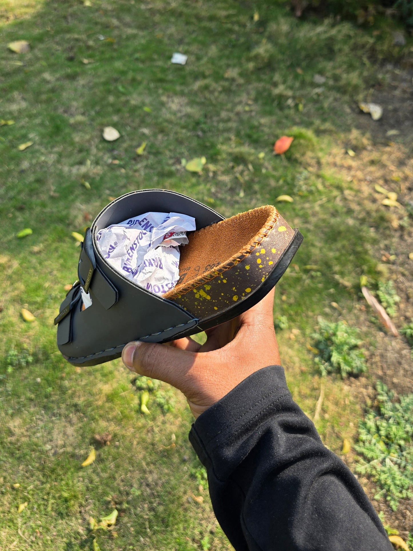BSK GREY SLIDES ( BOX PACKING )